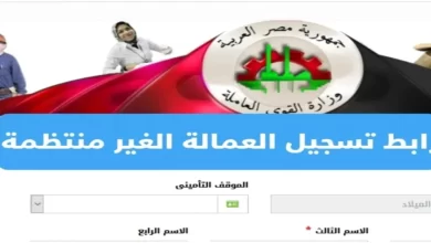 رابط التقديم في منحة العمالة غير المنتظمة 2025